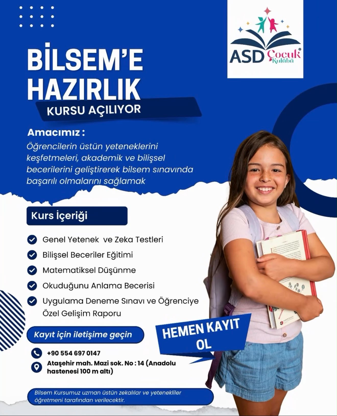 BİLSEM’e Hazırlık Kursumuz Başlıyor!